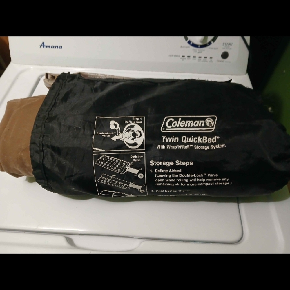 Coleman Black and Brown Twin QuickBed